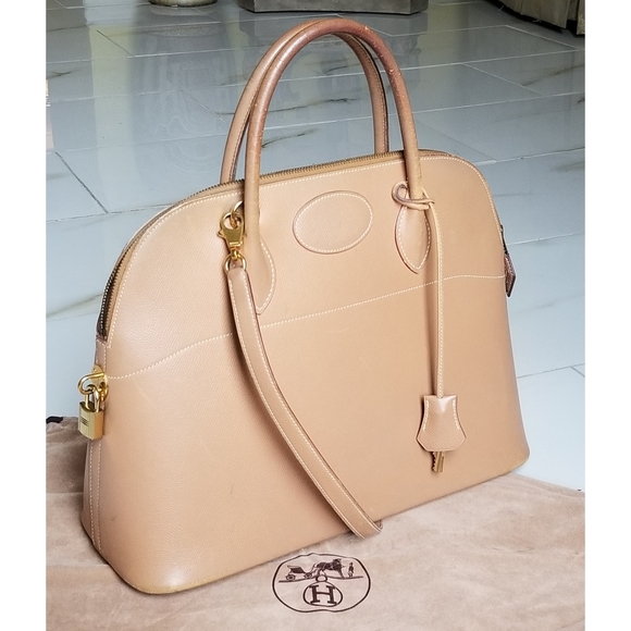 HERMES BOLIDE 35 Veau Graine Courchevel satchel - Picture 4 of 16